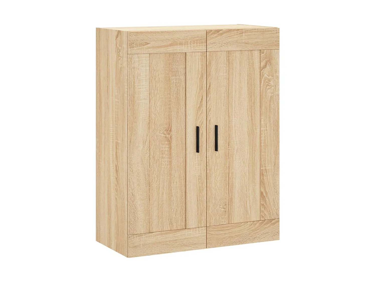 Buffet haut Chêne sonoma 69,5x34x180 cm Bois d'ingénierie QWE42173