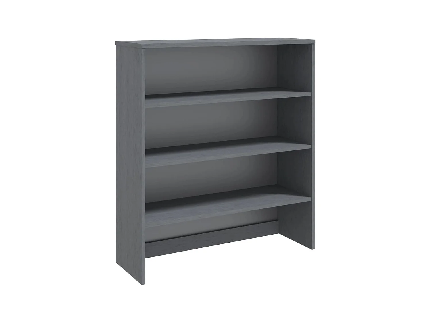 Dessus de buffet HAMAR Blanc 85x35x100 cm Bois de pin massif EGER81985 BonneVie Meuble