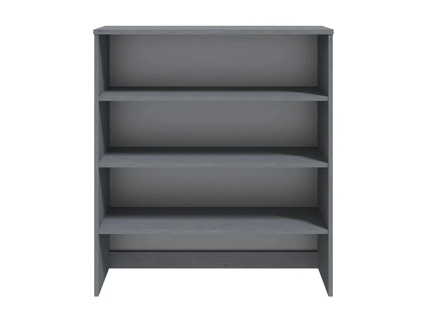 Tampo p/ Aparador alto HAMAR 90x30x100 pinho maciço cinza-escuro PT925249