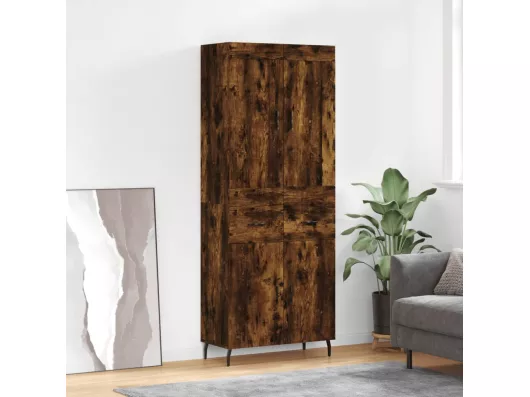 Kauf Unique Highboard,Kommode Räuchereiche 69,5x34x180 cm Holzwerkstoff -gkd717956