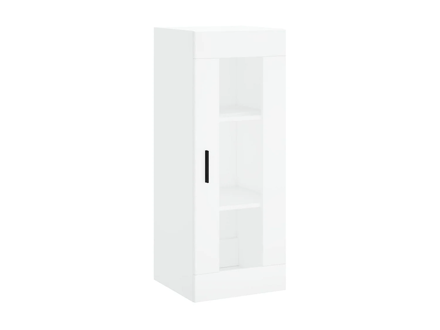 Highboard,Kommode Weiß 34,5x34x180 cm Holzwerkstoff -gkd990922