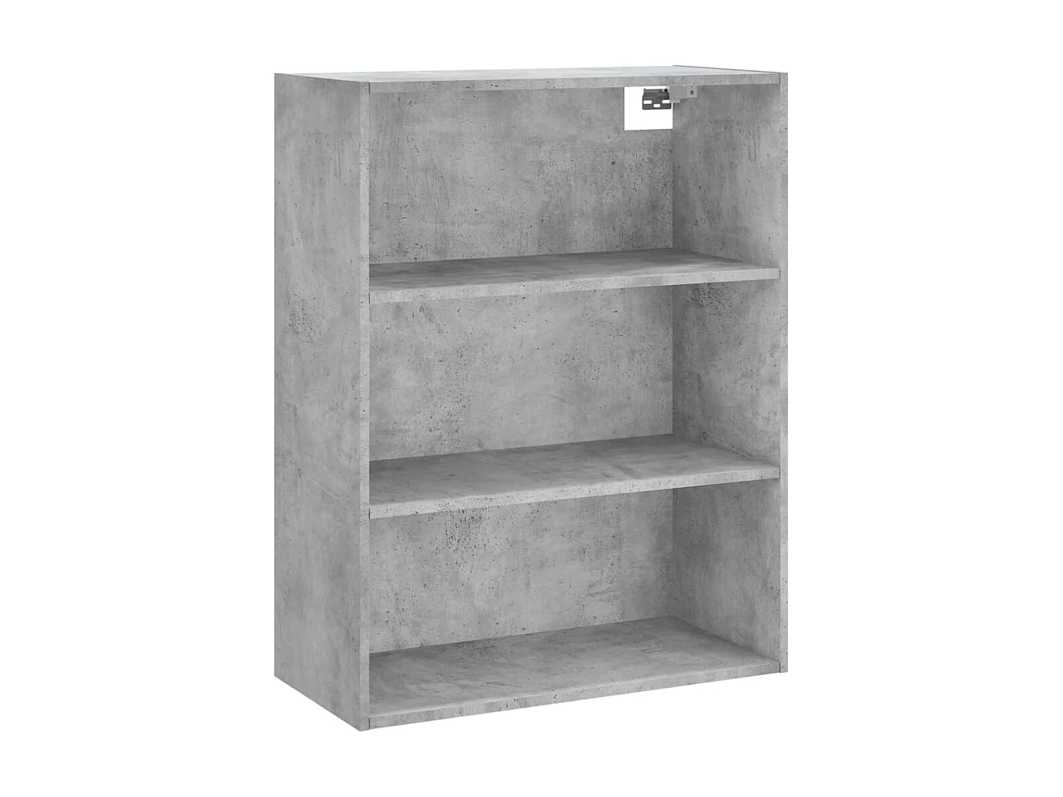 Buffet haut Gris béton 69,5x34x180 cm Bois d'ingénierie QWE63798