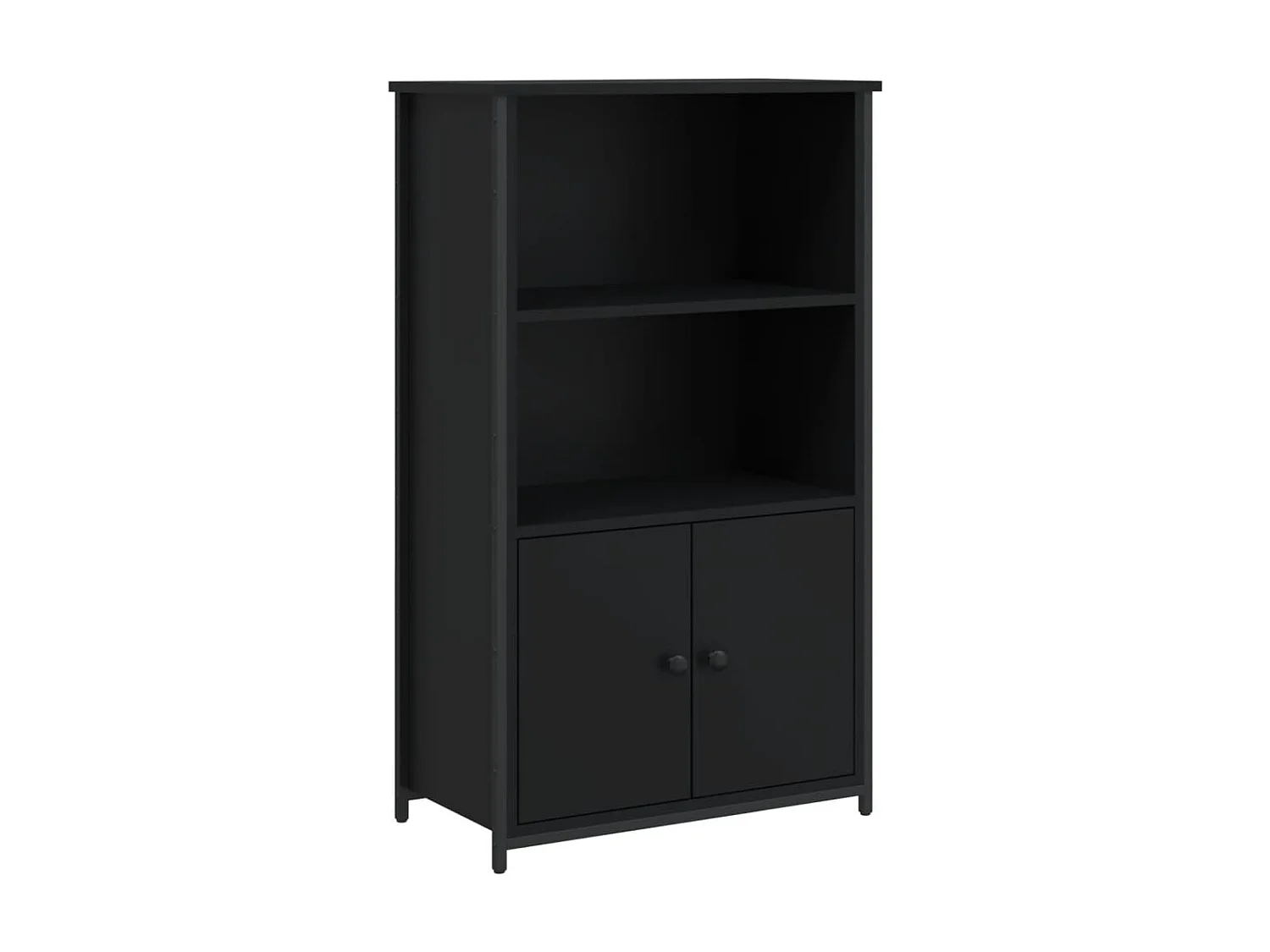 Highboard,Kommode Schwarz 62x32x103,5 cm Holzwerkstoff -gkd682663