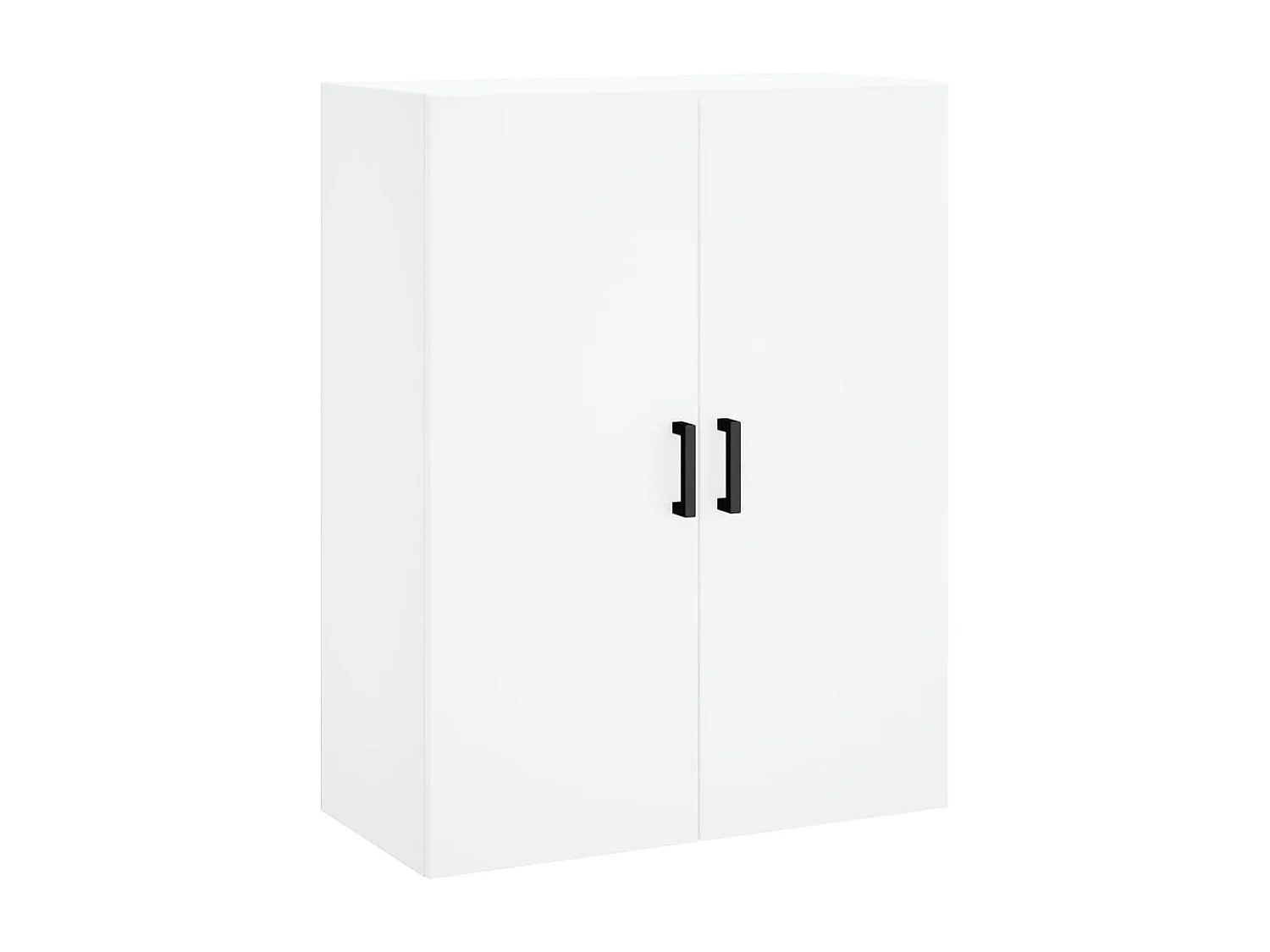 Aparador alto madera contrachapada blanco 69,5x34x180 cm ES15803