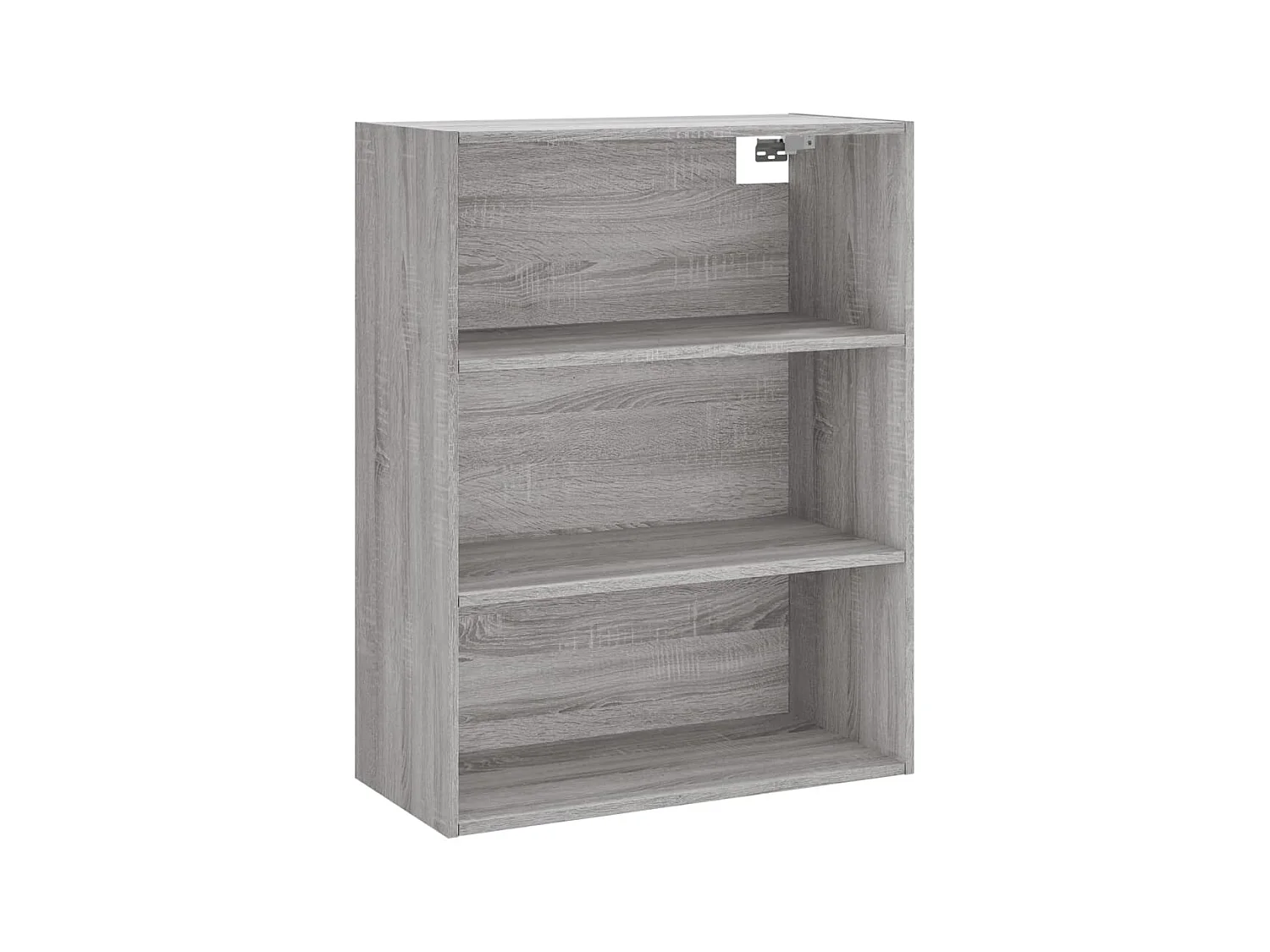 Buffet haut Sonoma gris 69,5x34x180 cm Bois d'ingénierie QWE91005