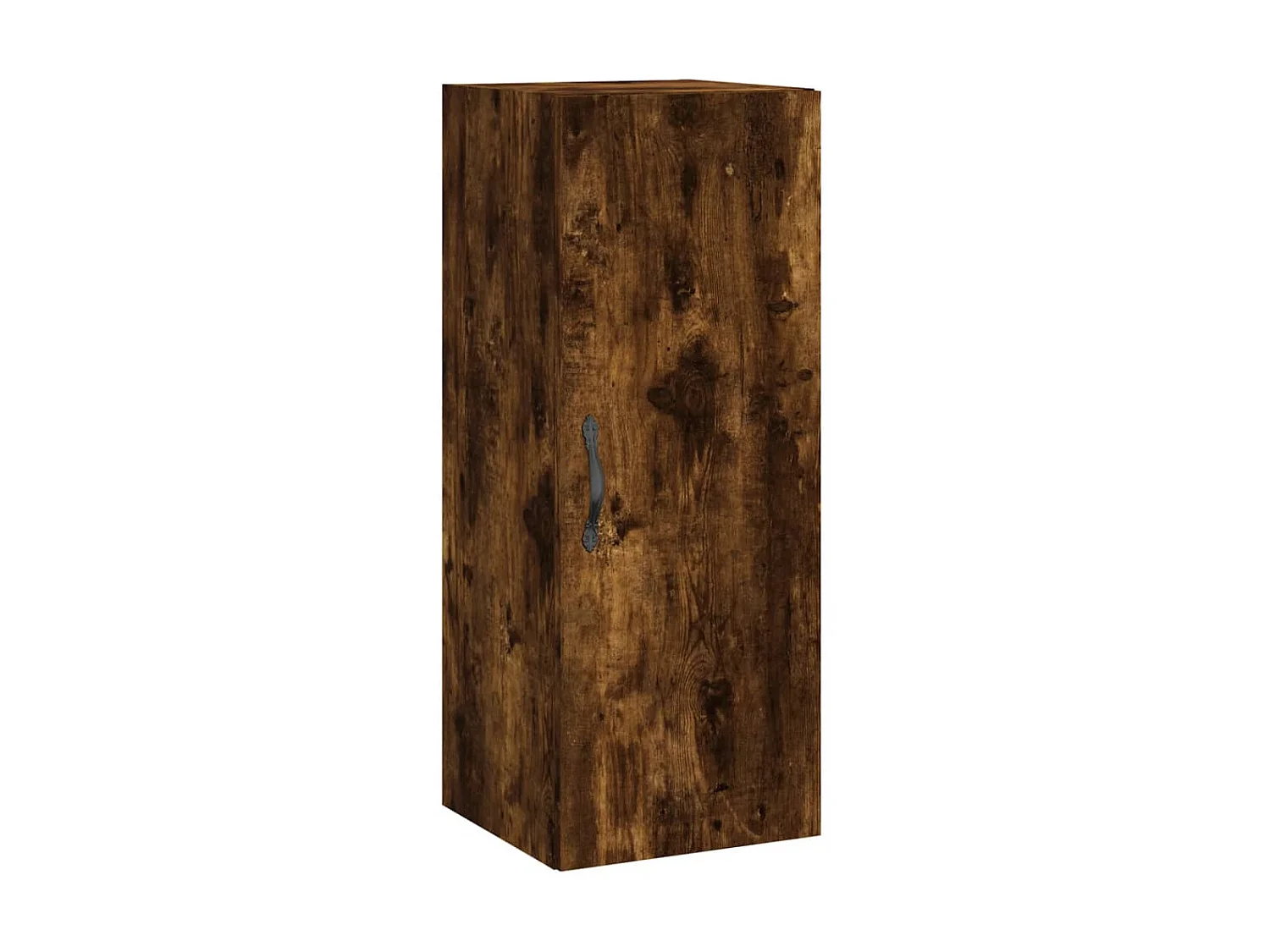 Buffet haut Chêne fumé 34,5x34x180 cm Bois d'ingénierie WOS7850