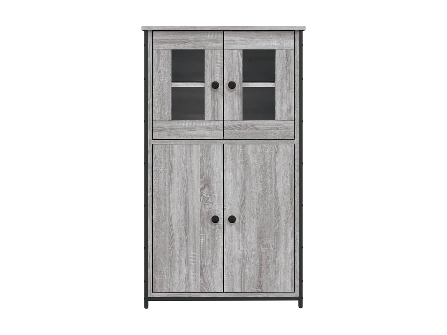 Aparador alto 62x32x106,5 cm derivados de madeira cinza sonoma PT499403