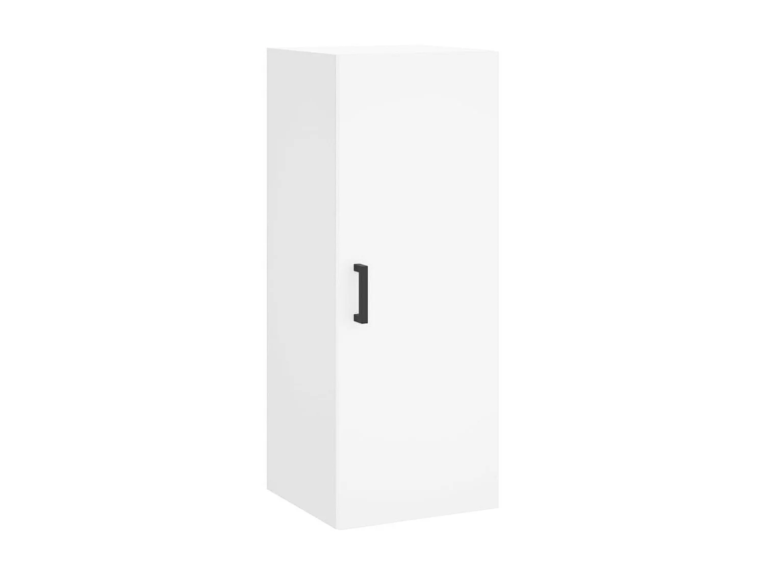 Buffet haut Blanc 34,5x34x180 cm Bois d'ingénierie QWE88962