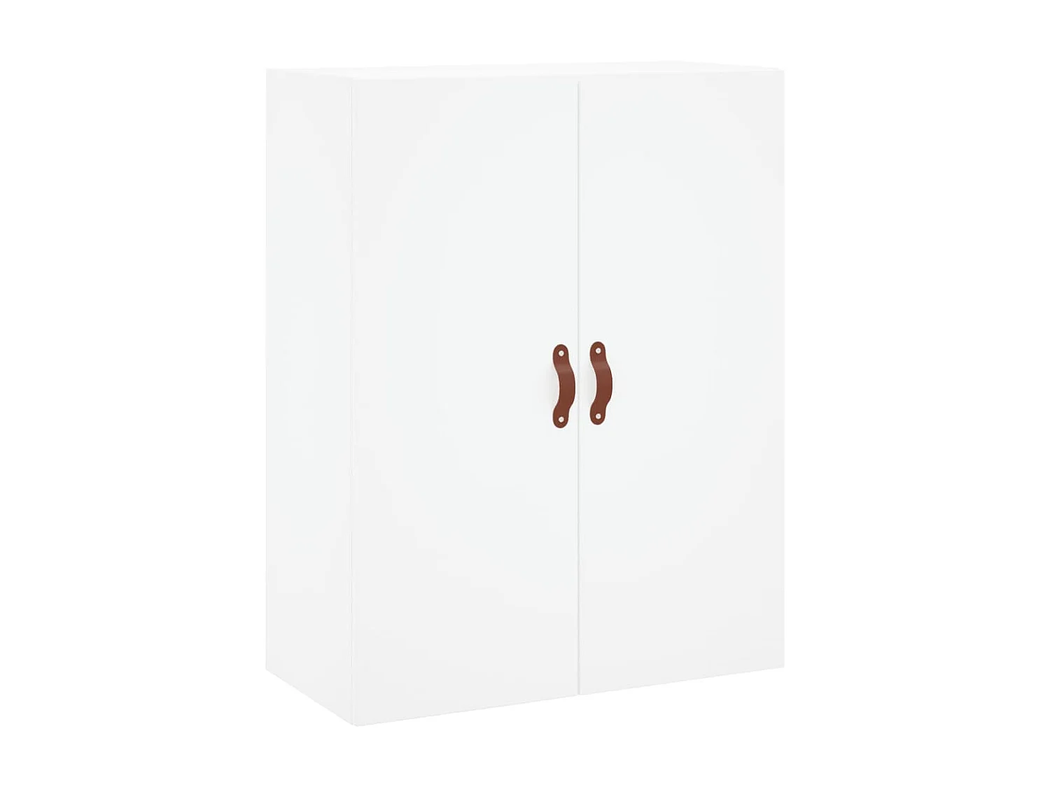 Aparador alto madera contrachapada blanco 69,5x34x180 cm ES26825