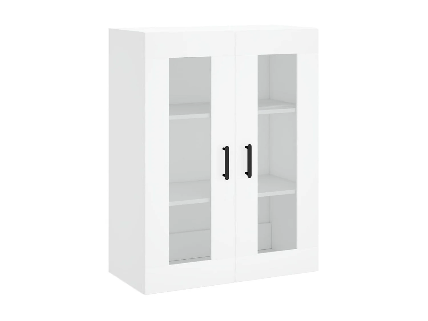 Highboard,Kommode Weiß 69,5x34x180 cm Holzwerkstoff -gkd479360