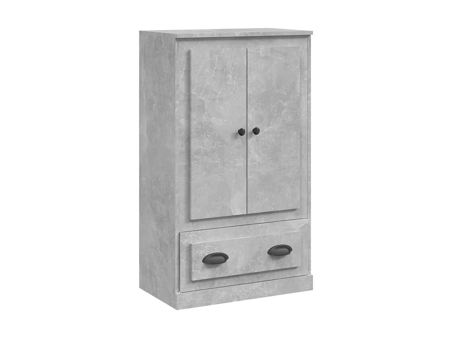 Highboard,Kommode Betongrau 60x35,5x103,5 cm Holzwerkstoff -gkd464143