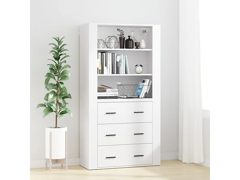 Highboard,Kommode Weiß Holzwerkstoff -gkd727106