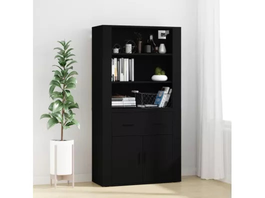 Kauf Unique Highboard,Kommode Schwarz Holzwerkstoff -gkd742348