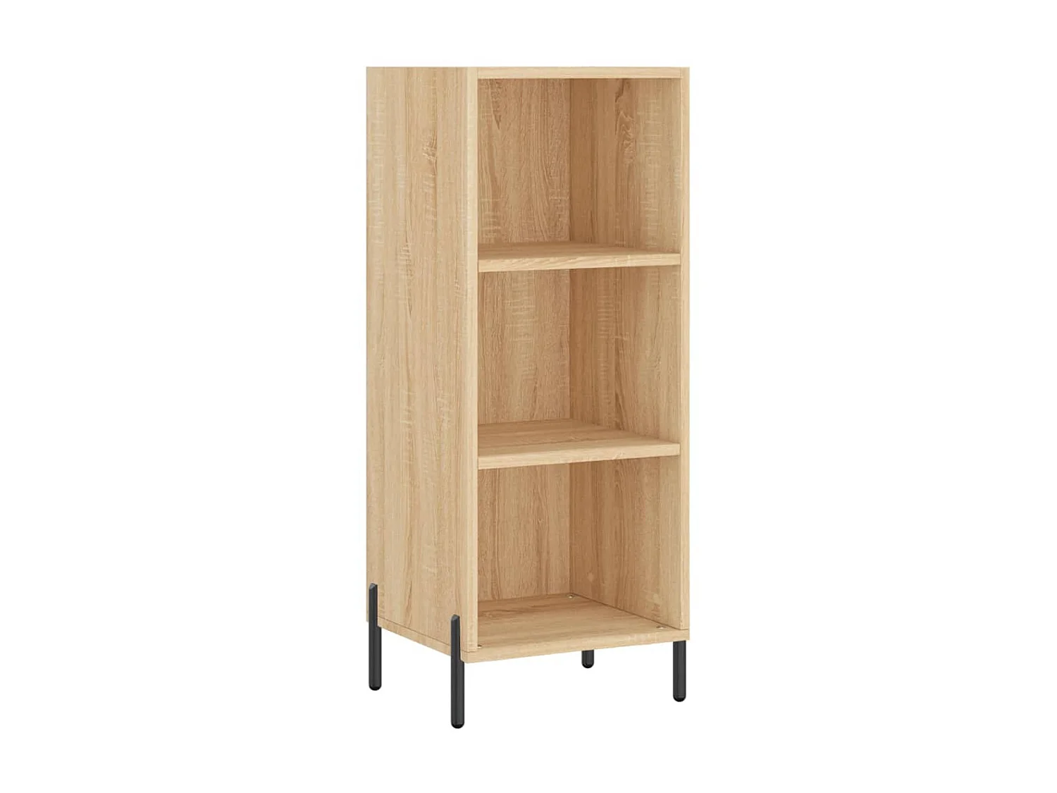 Highboard,Kommode Sonoma-Eiche 34,5x34x180 cm Holzwerkstoff -gkd401787