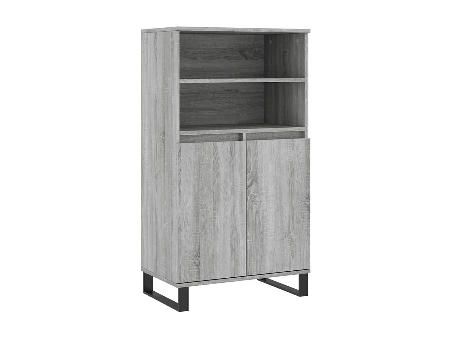 Buffet haut Sonoma gris 60x36x110 cm Bois d'ingénierie LSF7280