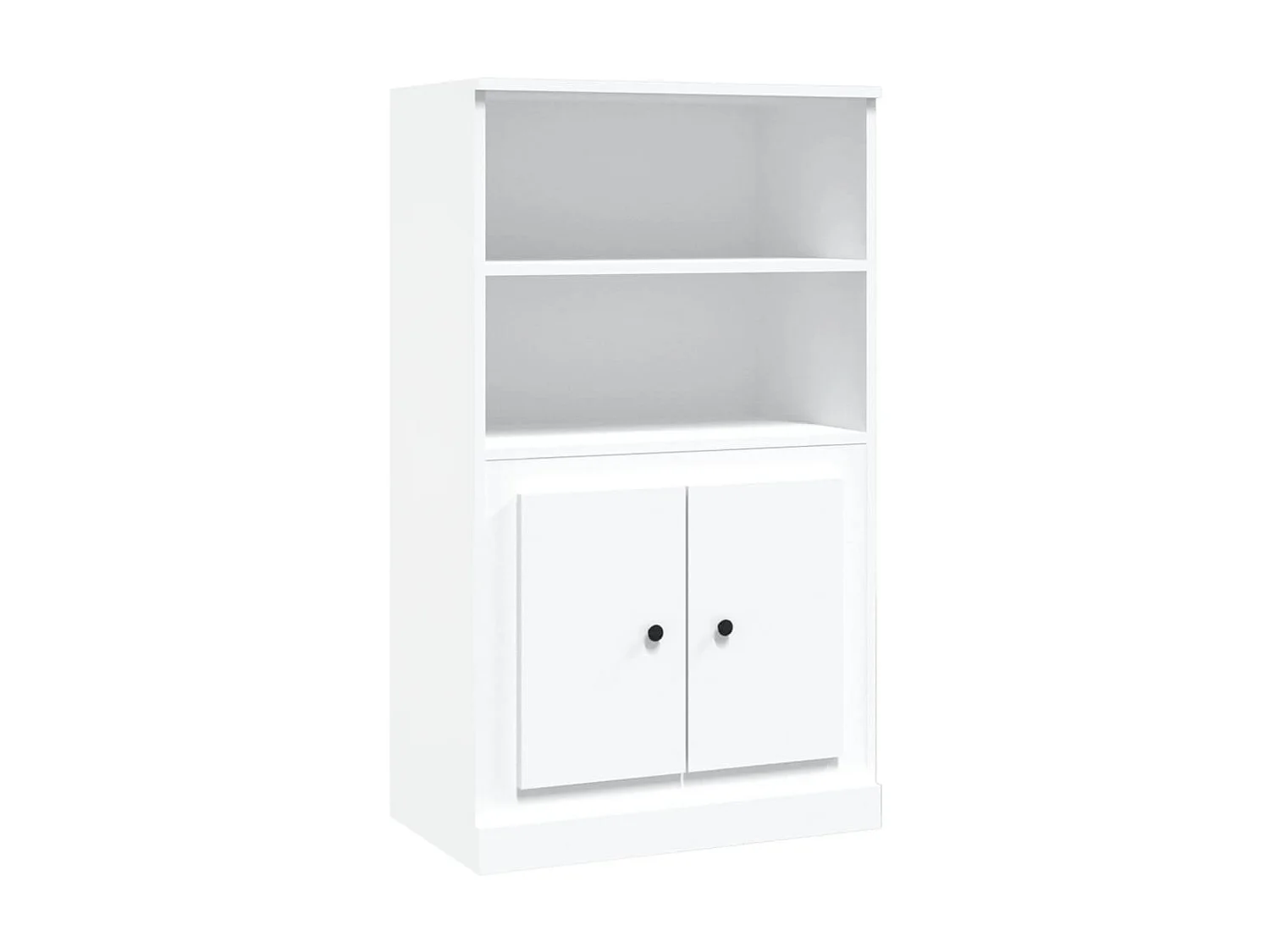 Aparador de madera contrachapada blanco 60x35,5x103,5 cm ES96508