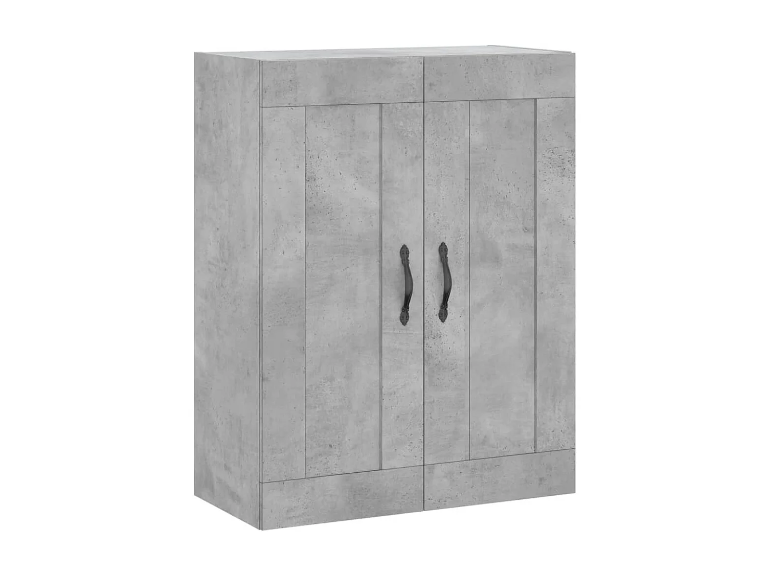 Aparador alto 69,5x34x180 cm derivados de madeira cinza cimento PT458925