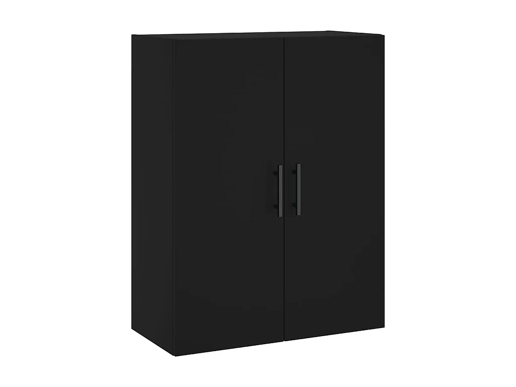 Highboard,Kommode Schwarz 69,5x34x180 cm Holzwerkstoff -gkd531336