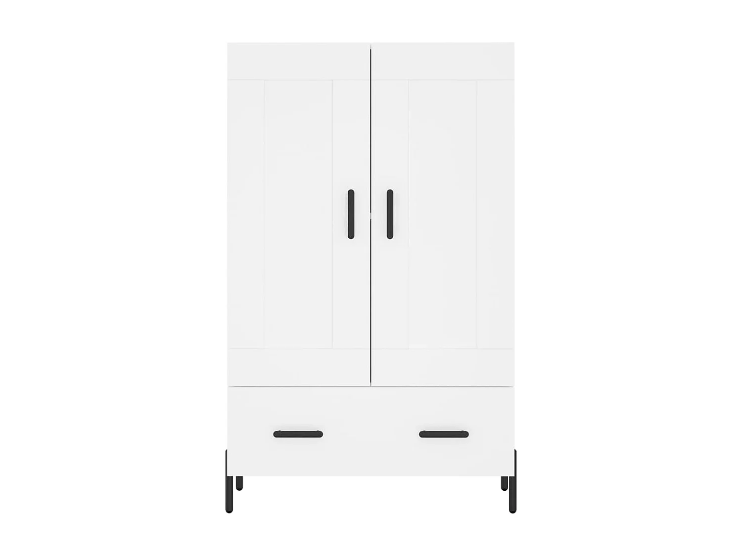 Highboard,Kommode Weiß 69,5x31x115 cm Holzwerkstoff -gkd22670