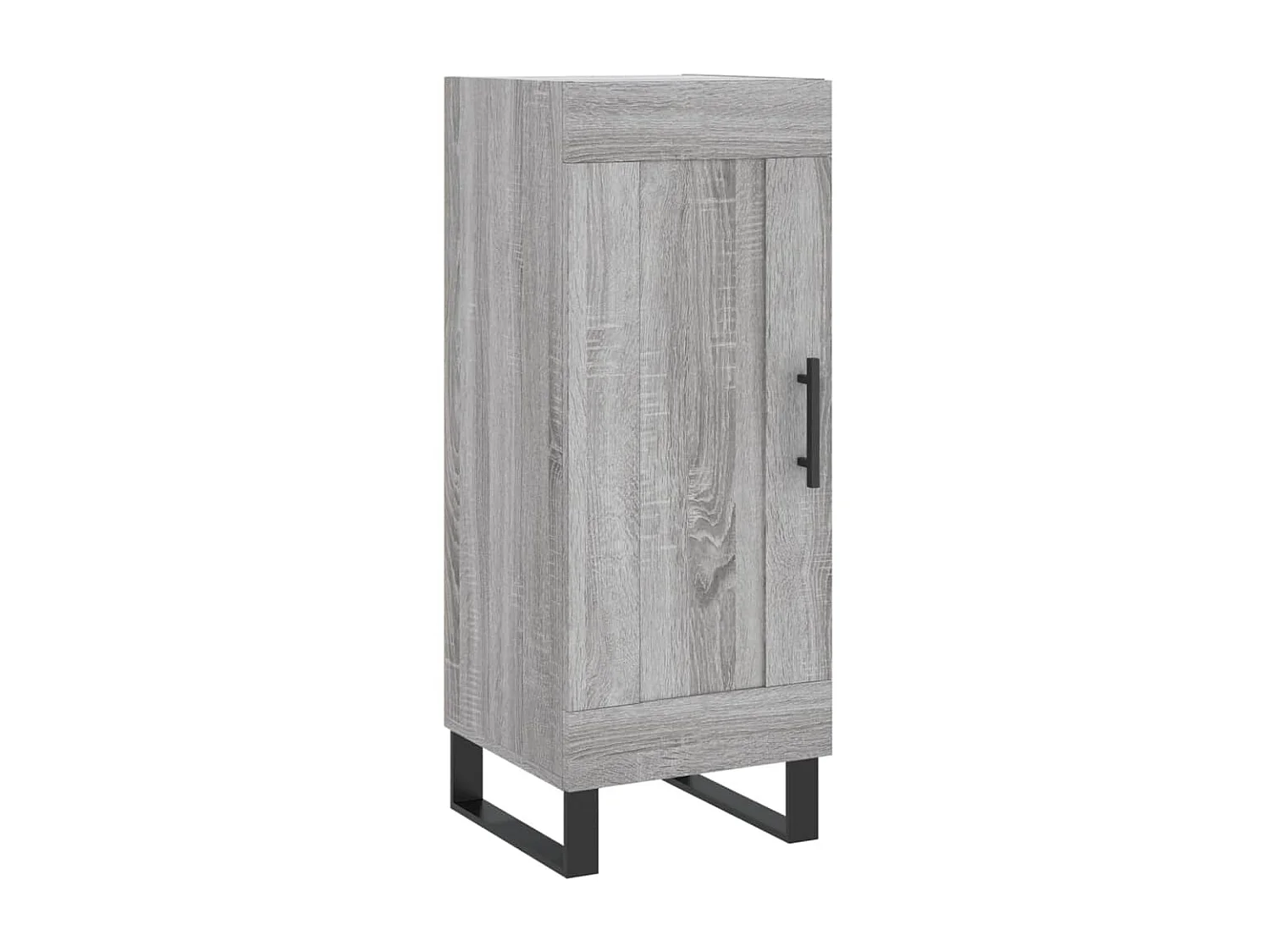 Highboard,Kommode Grau Sonoma 34,5x34x180 cm Holzwerkstoff -gkd92087