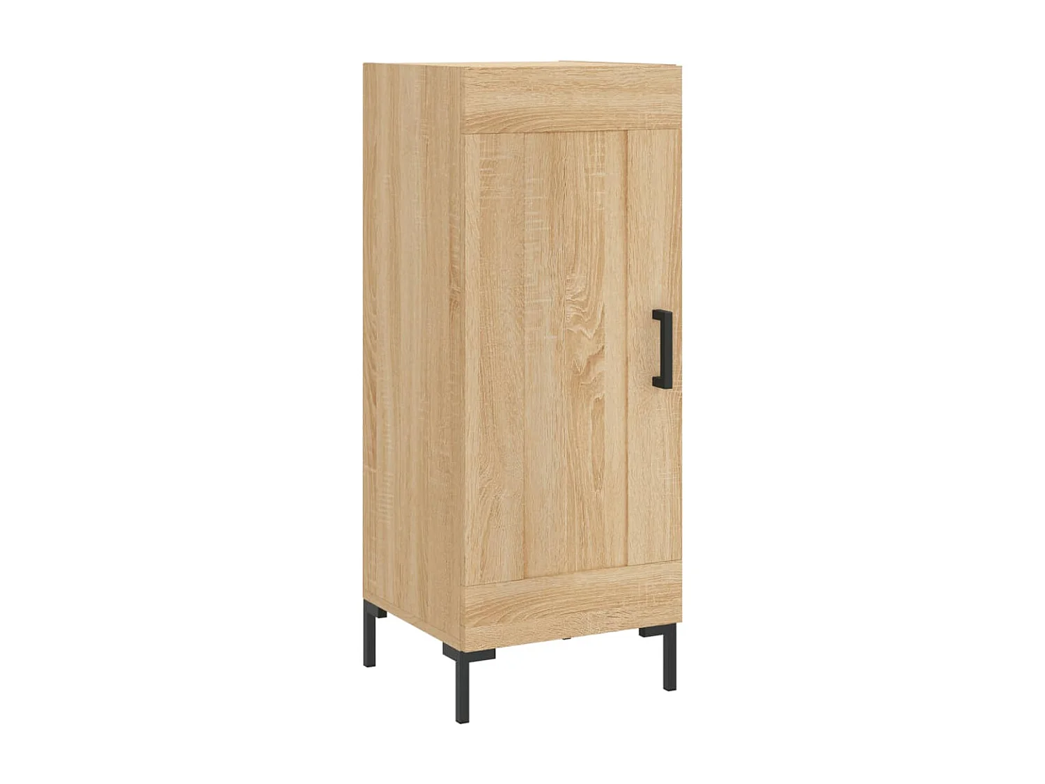 Buffet haut Chêne sonoma 34,5x34x180 cm Bois d'ingénierie QWE44662