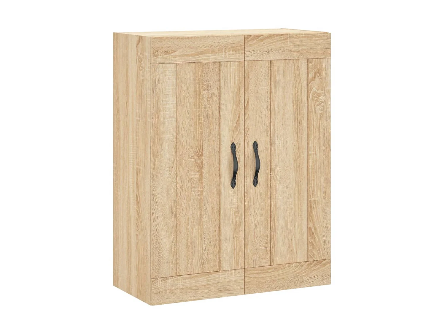 Buffet haut Chêne sonoma 69,5x34x180 cm Bois d'ingénierie QWE44421