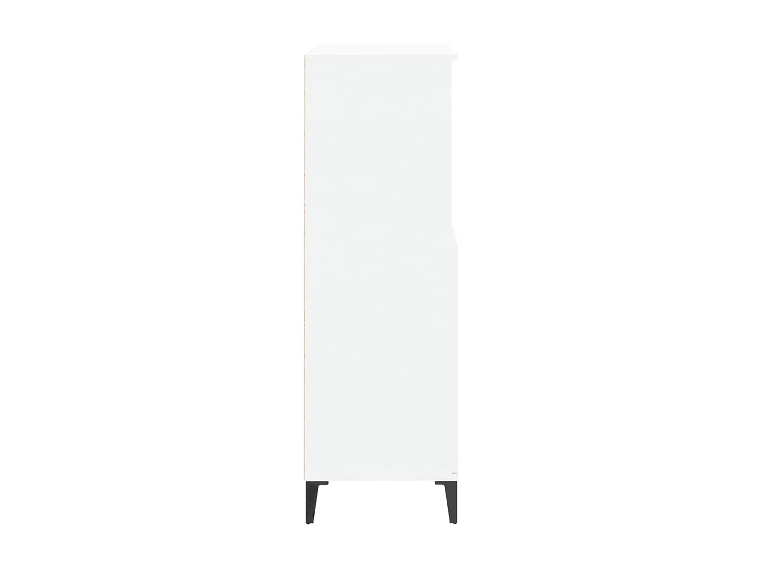 Highboard,Kommode Weiß 60x36x110 cm Holzwerkstoff -gkd270823