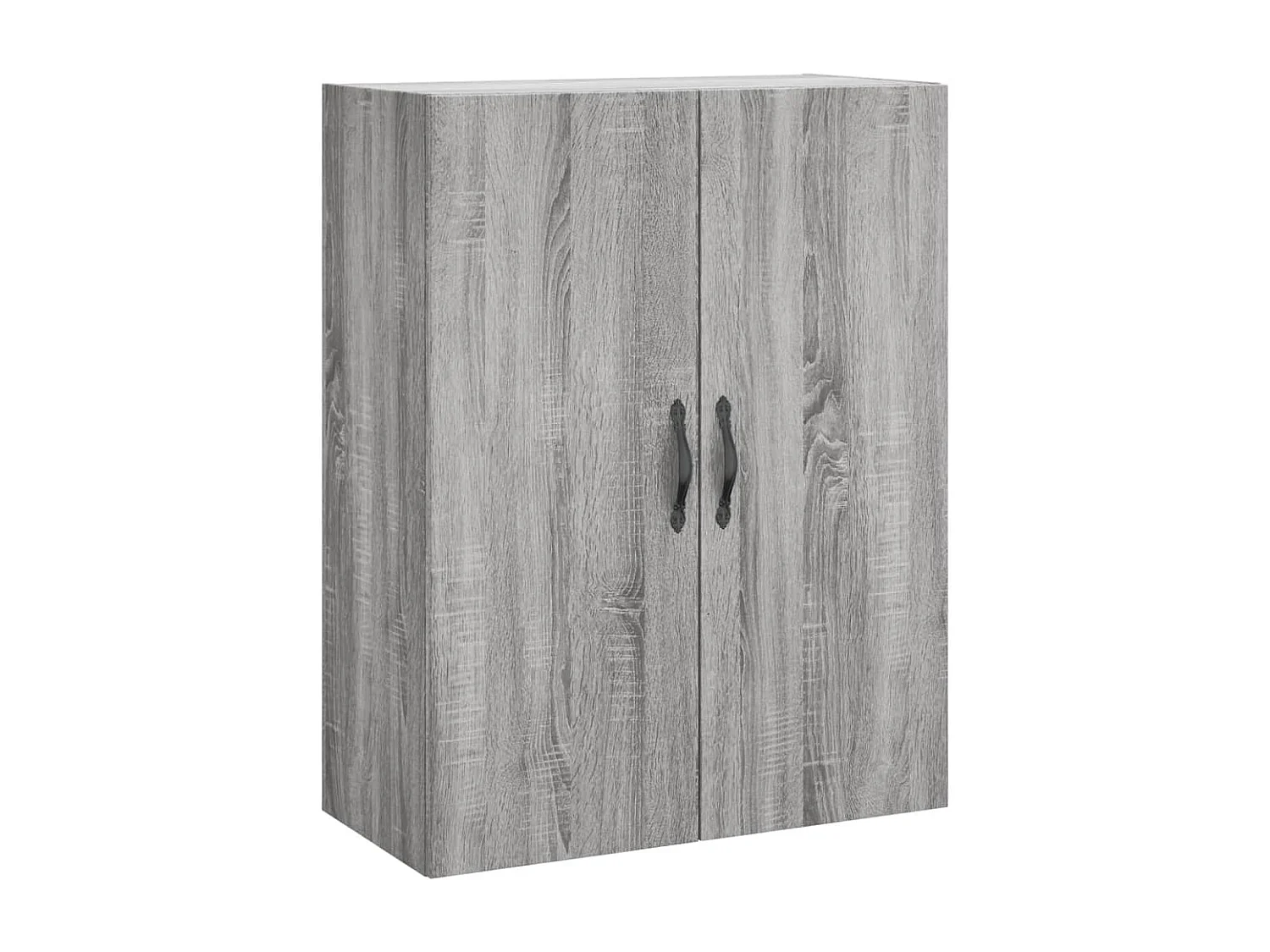 Highboard,Kommode Grau Sonoma 69,5x34x180 cm Holzwerkstoff -gkd745738