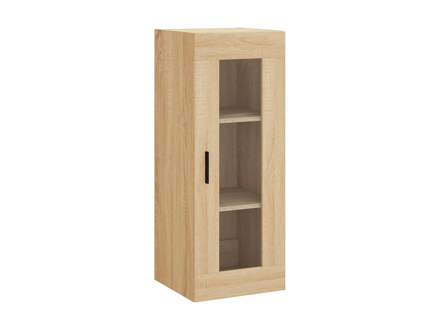 Aparador de madera contrachapada roble Sonoma 34,5x34x180 cm ES77561