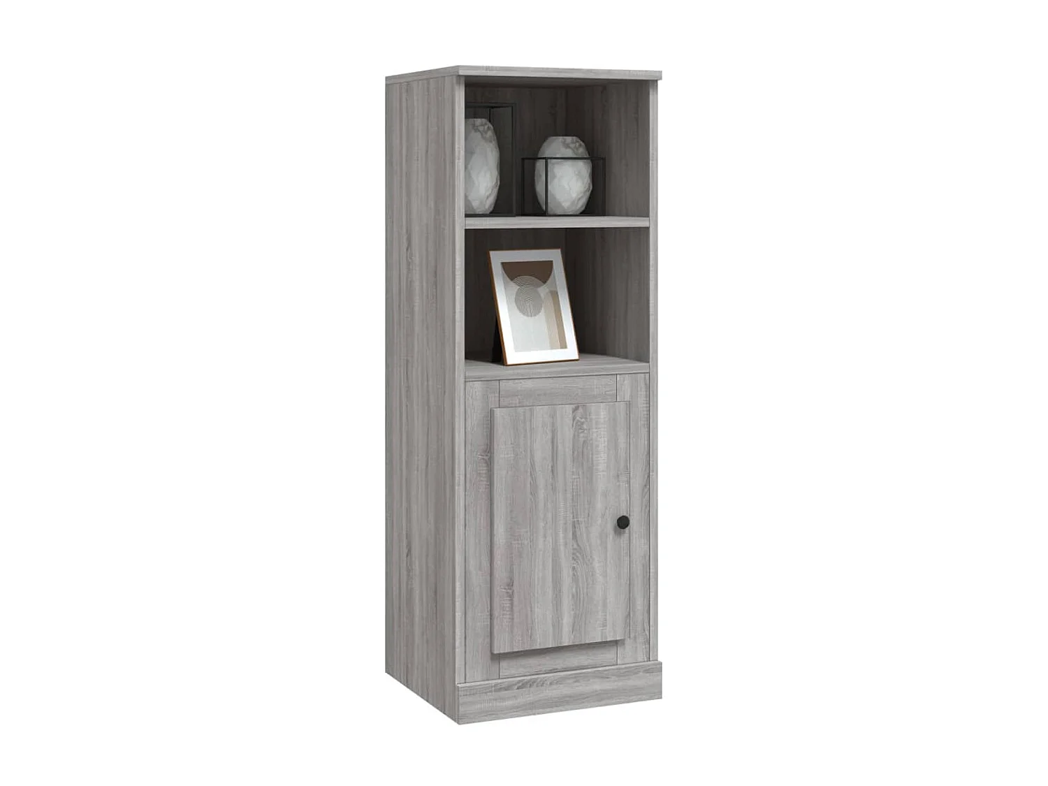 Highboard,Kommode Grau Sonoma 36x35,5x103,5 cm Holzwerkstoff -gkd671813