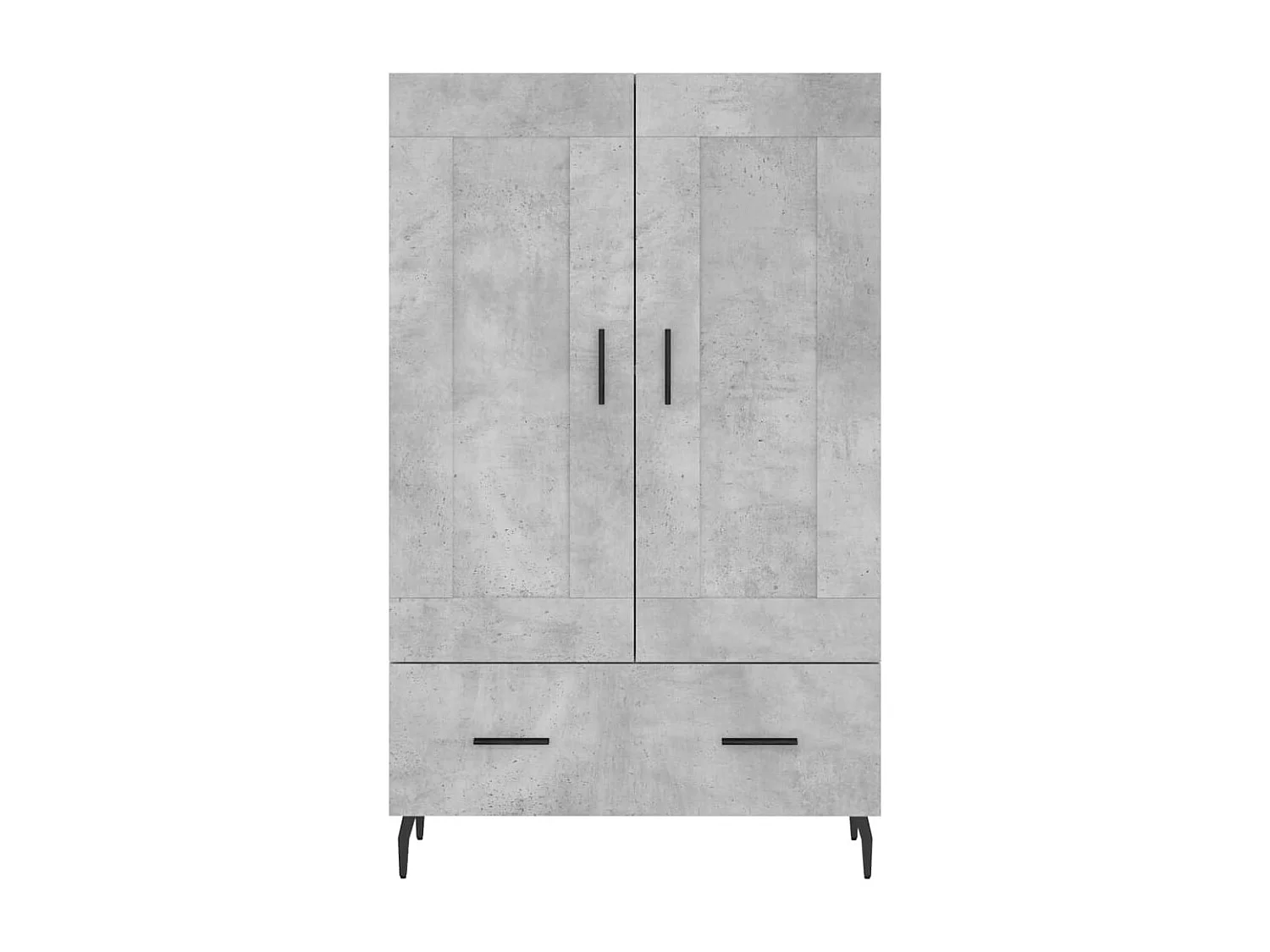 Aparador alto 69,5x31x115 cm derivados de madeira cinza-cimento PT924451