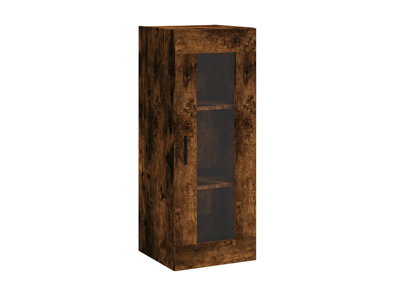 Highboard,Kommode Räuchereiche 34,5x34x180 cm Holzwerkstoff -gkd86804