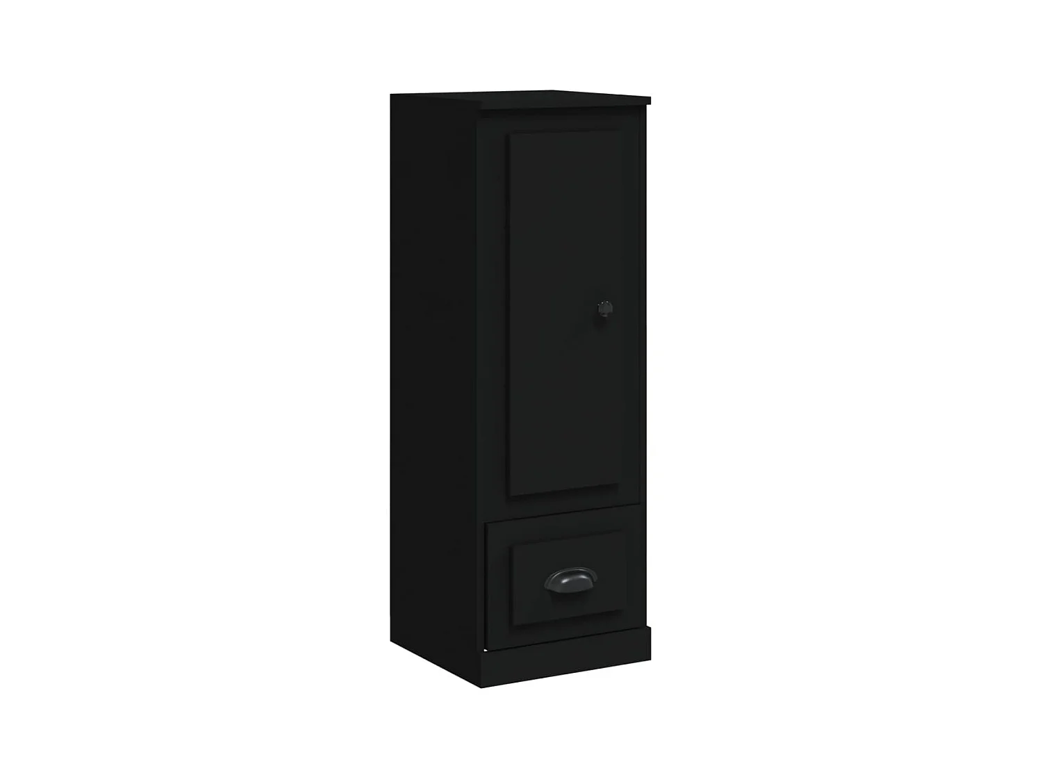 Highboard,Kommode Schwarz 36x35,5x103,5 cm Holzwerkstoff -gkd193838