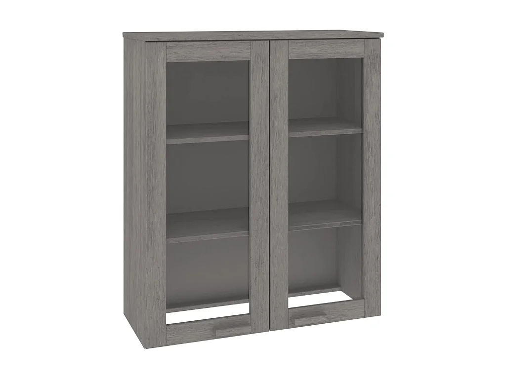 Dessus de buffet HAMAR Blanc 85x35x100 cm Bois de pin massif EGER46383 BonneVie Meuble
