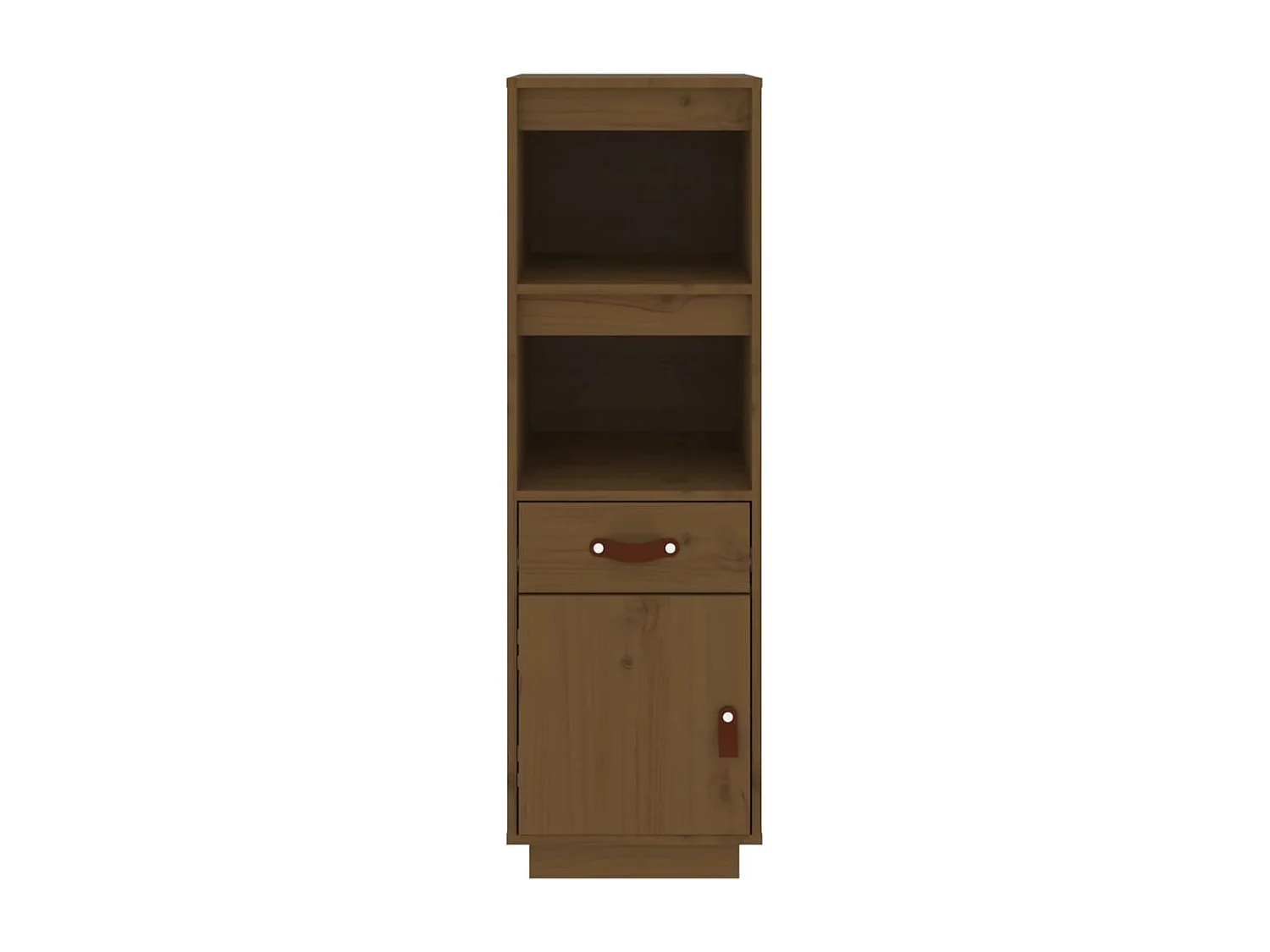 Highboard,Kommode Honigbraun 34x40x108,5 cm Massivholz Kiefer -gkd794282