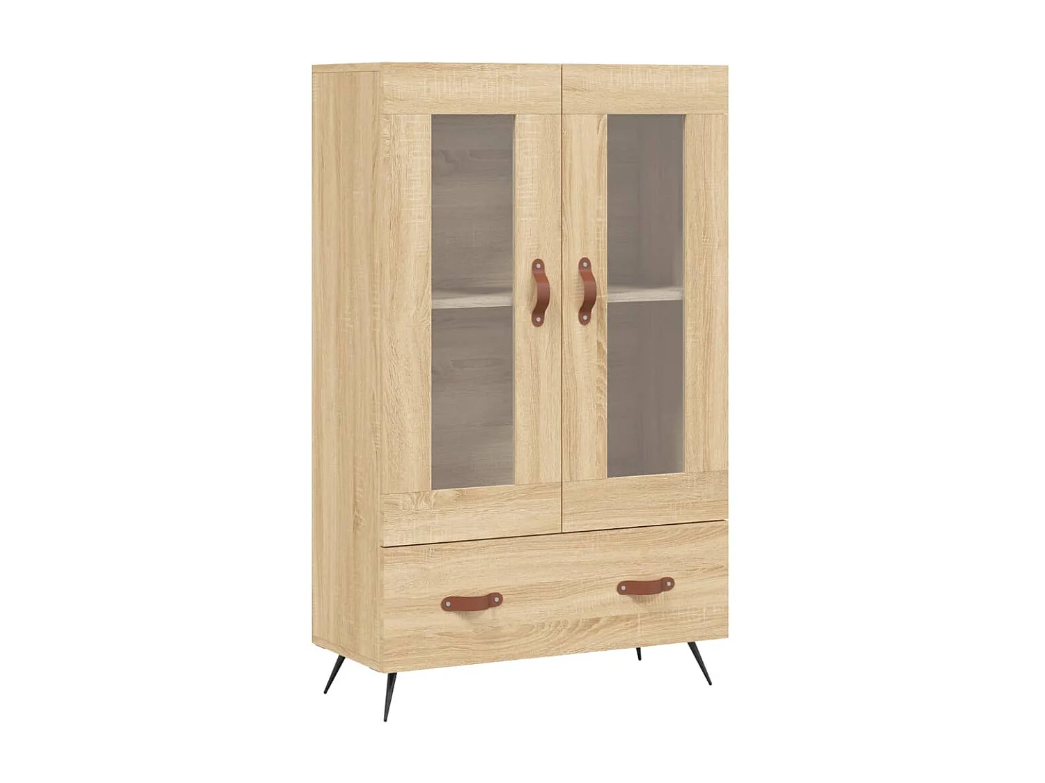 Highboard,Kommode Sonoma-Eiche 69,5x31x115 cm Holzwerkstoff -gkd478154
