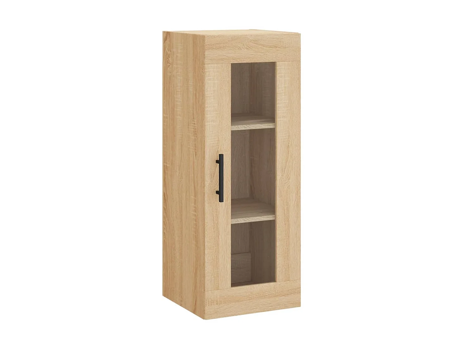 Hoge kast 34,5x34x180 cm bewerkt hout sonoma eikenkleurig NL13479