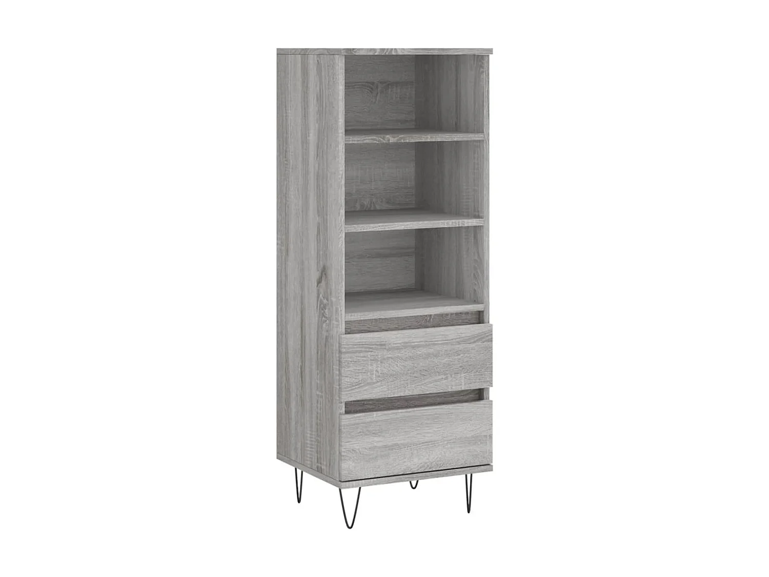 Buffet haut Sonoma gris 40x36x110 cm Bois d'ingénierie LSF1328