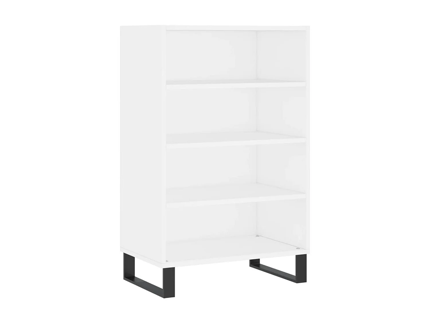 Aparador alto madera de ingeniería blanco 57x35x90 cm ES57722