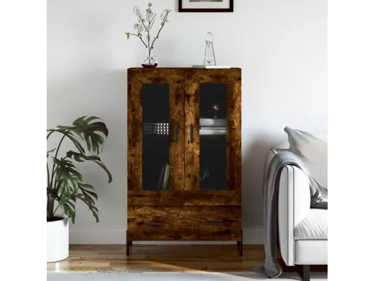 Kauf Unique Highboard,Kommode Räuchereiche 69,5x31x115 cm Holzwerkstoff -gkd471370