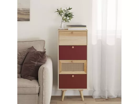 Kauf Unique Highboard,Kommode mit Schubladen 40x30x95 cm Holzwerkstoff -gkd803303