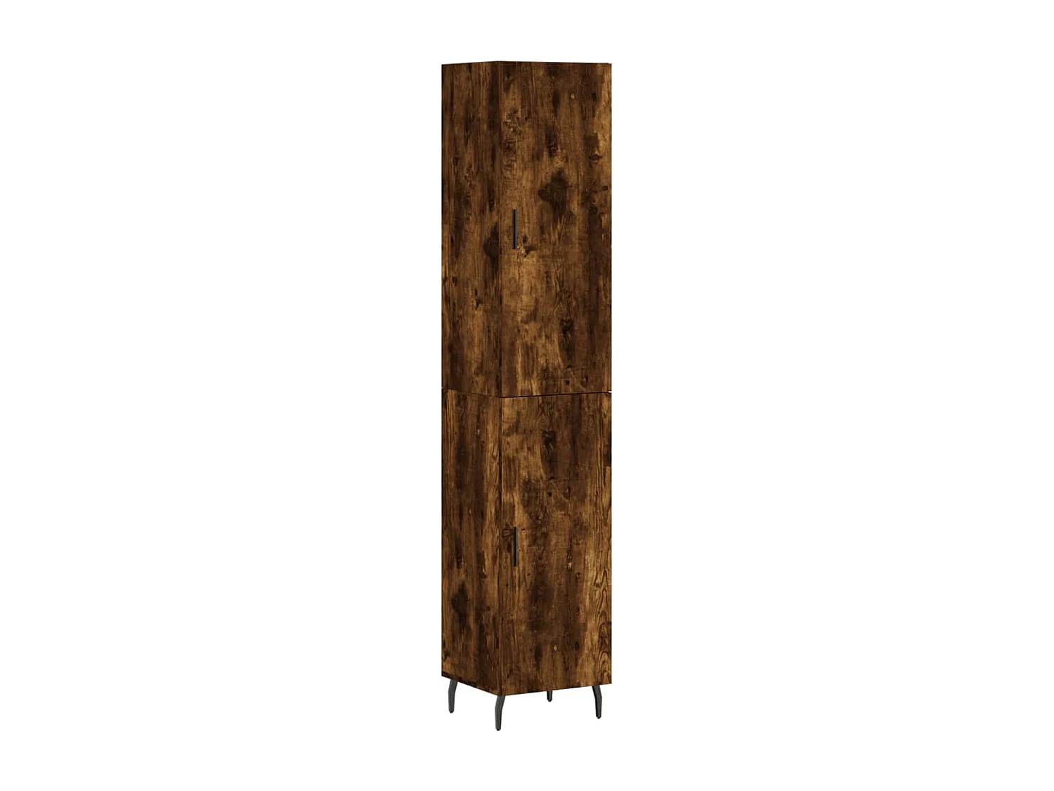 Highboard,Kommode Räuchereiche 34,5x34x180 cm Holzwerkstoff -gkd356811