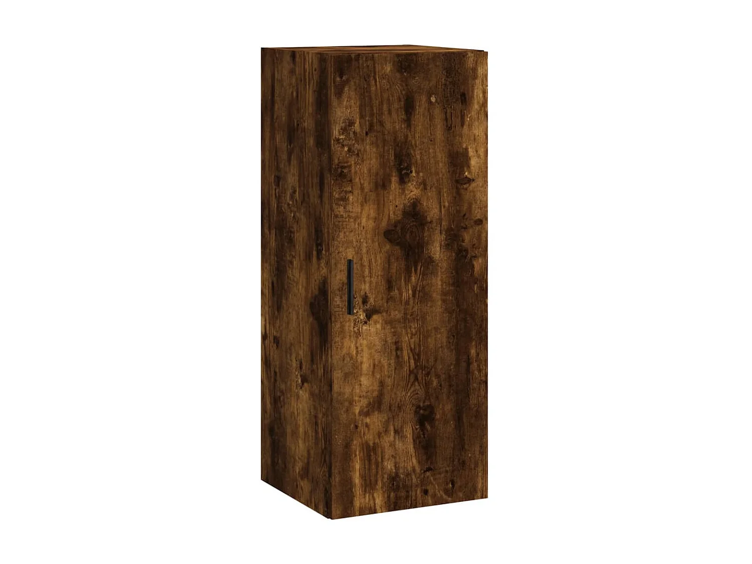 Buffet haut Chêne fumé 34,5x34x180 cm Bois d'ingénierie QWE58110