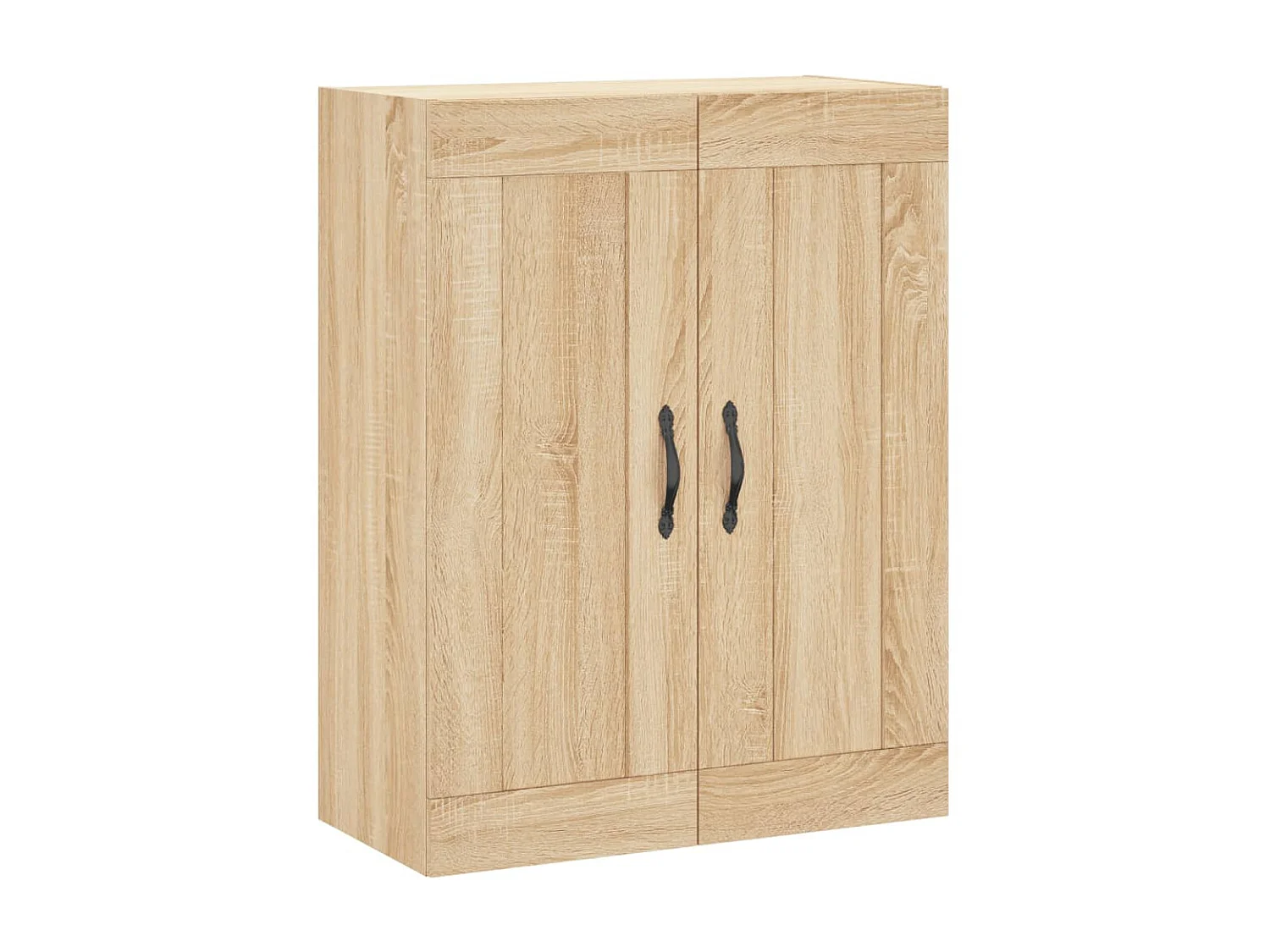 Aparador alto 69,5x34x180 cm derivados de madeira cor sonoma PT979065