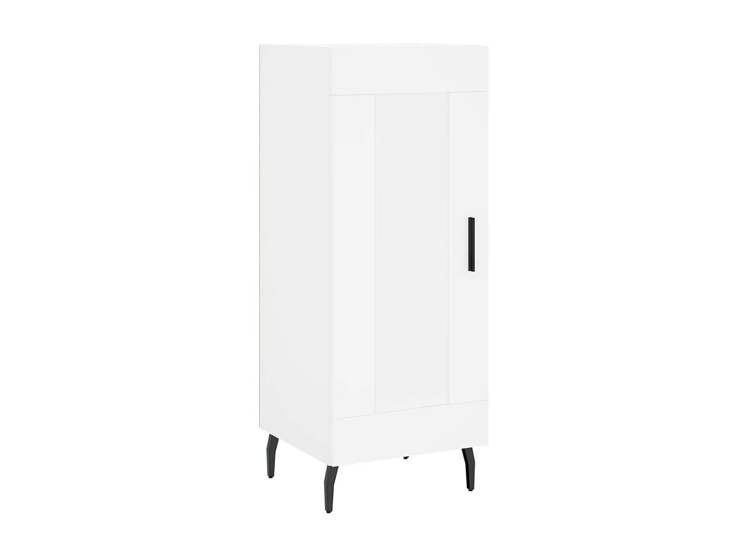 Buffet haut Blanc 34,5x34x180 cm Bois d'ingénierie QWE65916