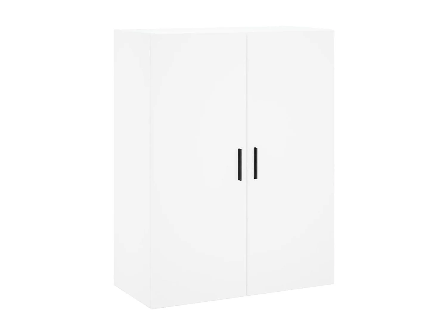 Highboard,Kommode Weiß 69,5x34x180 cm Holzwerkstoff -gkd30092