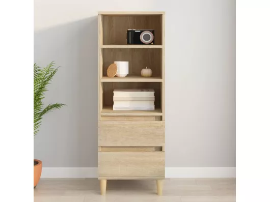 Kauf Unique Highboard,Kommode Sonoma-Eiche 40x36x110 cm Holzwerkstoff -gkd82511