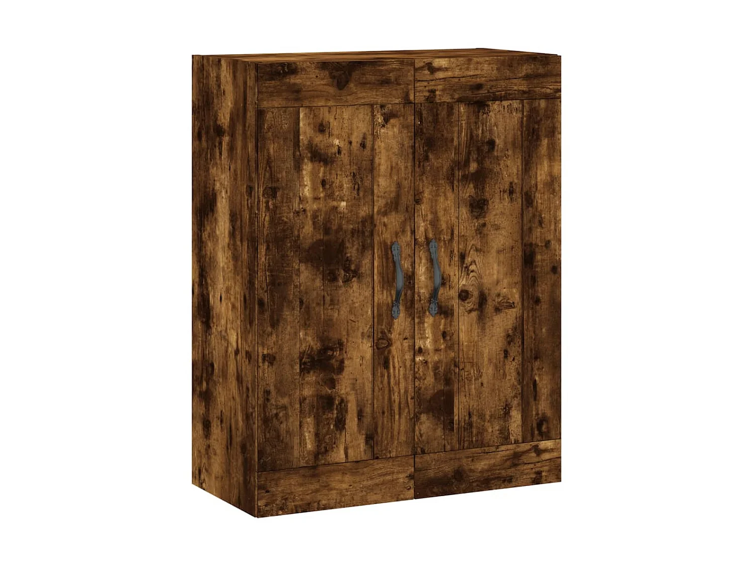 Buffet haut Chêne fumé 69,5x34x180 cm Bois d'ingénierie QWE94598