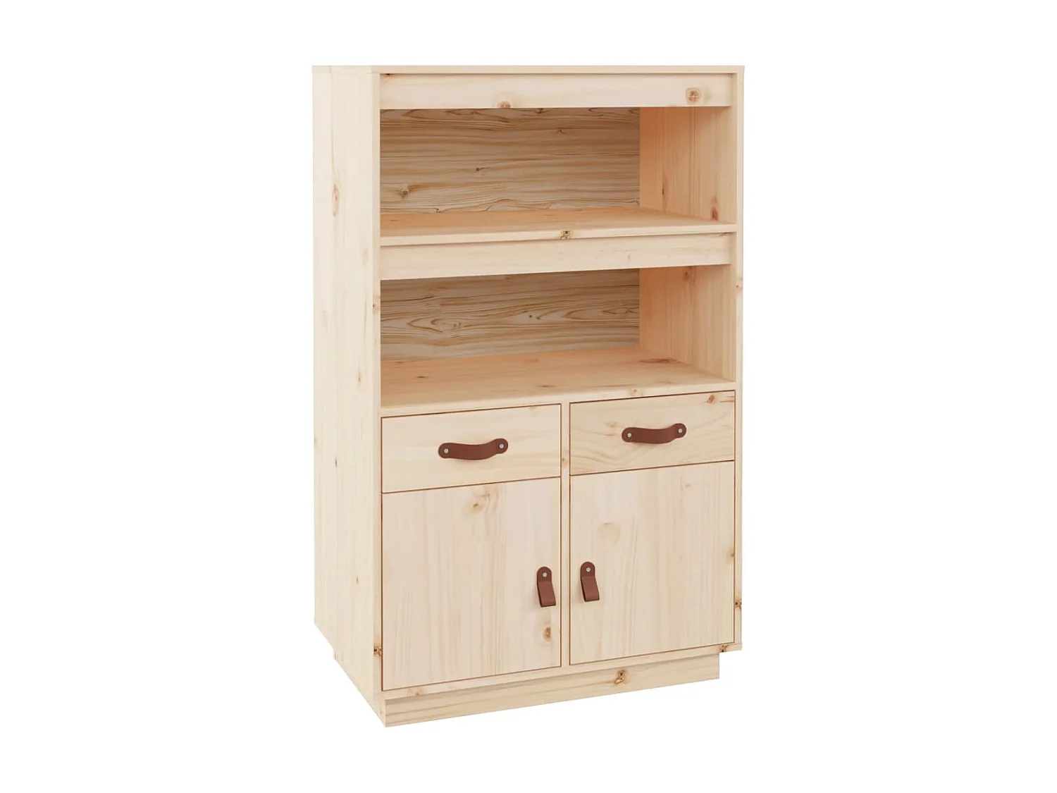 Highboard,Kommode 67x40x108,5 cm Massivholz Kiefer -gkd816105