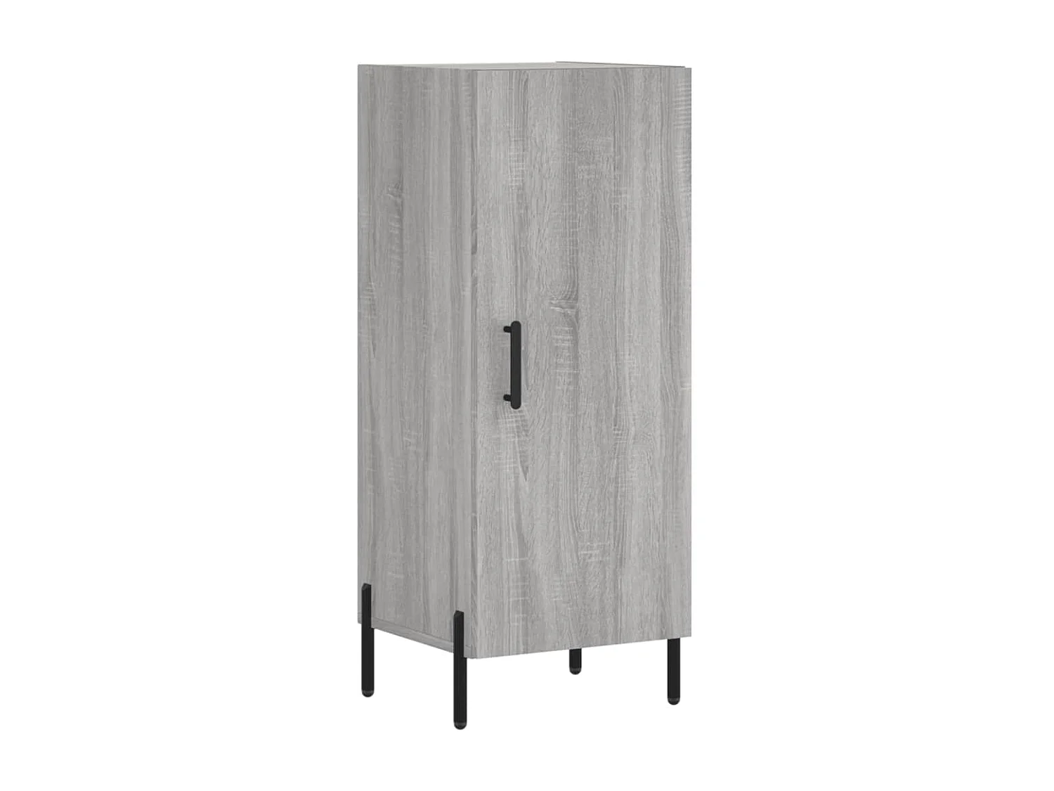 Buffet haut Sonoma gris 34,5x34x180 cm Bois d'ingénierie QWE58737